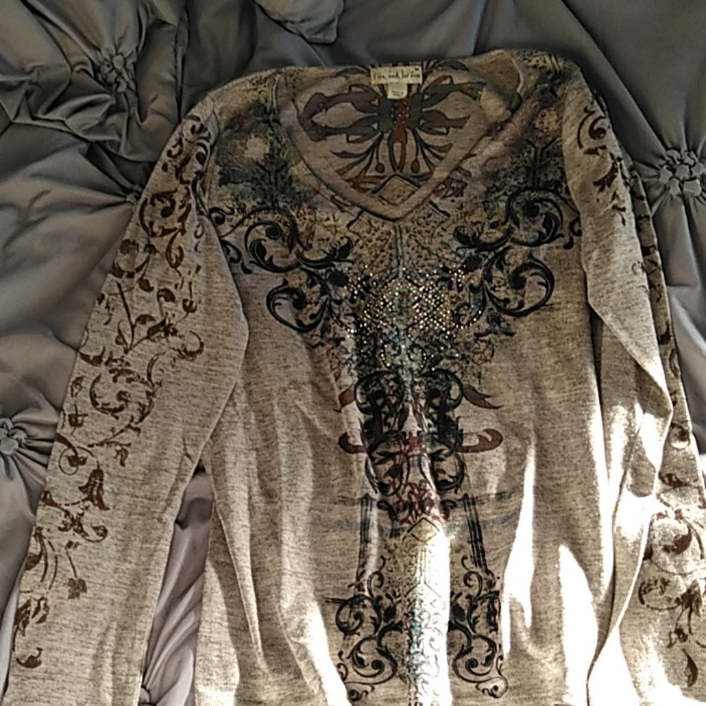 Forest Colored Long Sleeve Shirt